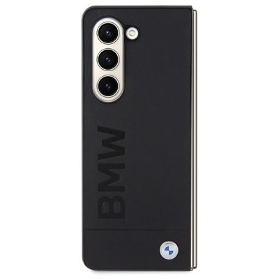 2. BMW Signature Logo Imprint Hülle für Samsung Galaxy Z Fold 5 – Schwarz
