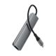 3. Acefast J16 USB-Hub USB-C 5-in-1 HDMI 4K 60Hz PD90W Dockingstation – Grau