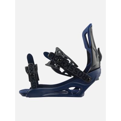 3. ROSSIGNOL BATTLE BLACK/BLUE S/M Snowboardbindungen