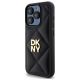 2. DKNY Quilted Stack Logo Hülle für iPhone 15 Pro – Schwarz
