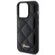 6. Guess Quilted Metal Logo Hülle für iPhone 15 Pro Max – Schwarz