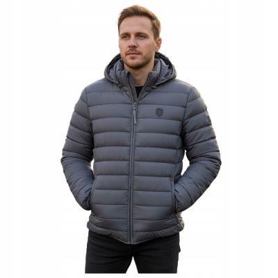 8. Geographical Norway Herrenjacke AMIGOTAL HOOD DB DGREY MEN 233 DARK GRAY (WZ5179H/GN-GRIS FONCÉ)
