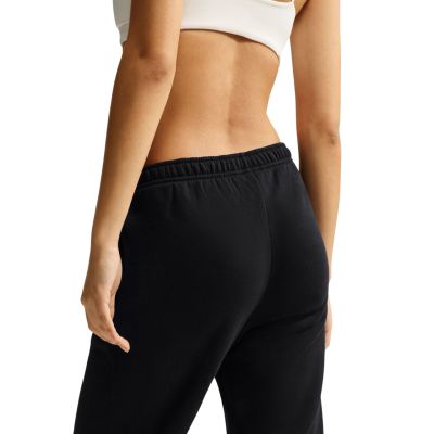 4. Nike Studio Fleece Damenhose, mittelschwer, Schwarz, IM8078 001