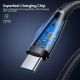 4. Joyroom Pioneer Series SA31-AC6 USB-A / USB-C Kabel 100W 1,2m - Schwarz