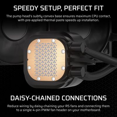 15. CORSAIR NAUTILUS 240, 240-mm-Radiator, Flüssigkeits-CPU-Kühler