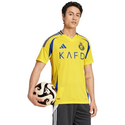 6. adidas Al Nassr FC 24/25 Ronaldo Home Herren-Trikot, gelb, JP0459