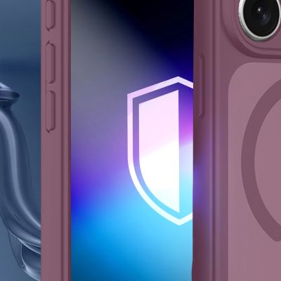 3. 3mk Misty MagCase Deep Cherry Hülle für iPhone 17 Pro/ 18 Pro - bordeauxrot