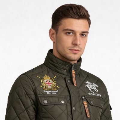 5. Geographical Norway BELIFICIO MEN 001 KAKI Herrenjacke (WY4492H/GN-KAKI)