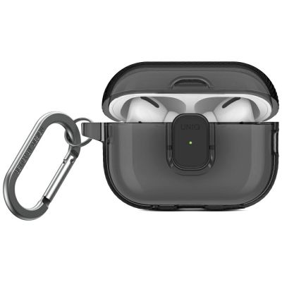 Uniq Glase Pro Case für AirPods Pro 2 - Schwarz