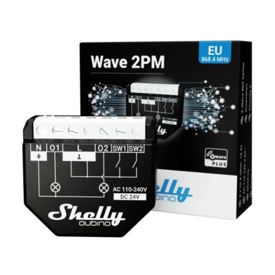 9. Shelly Qubino Wave 2PM Zweikanal-Z-Wave-Controller