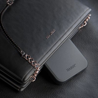 6. 3mk Hardy Apple Seidenleder MagCase für Apple iPhone 16 Plus - Schwarz