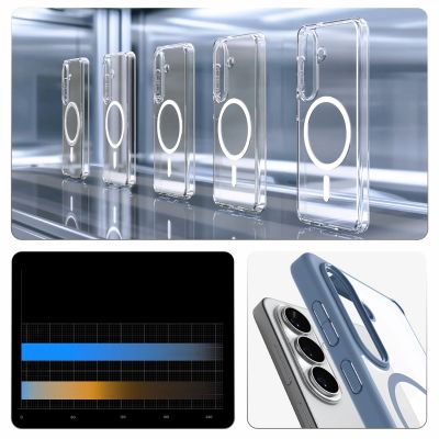 16. Spigen Ultra Hybrid Mag MagSafe Hülle für Samsung Galaxy S26+ - Transparentblau