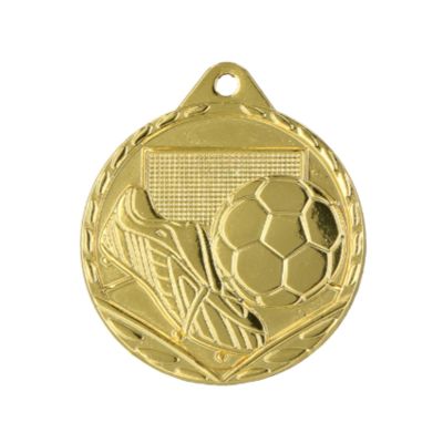 Goldmedaille aus Stahl – Fußball