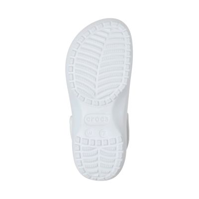5. Crocs Classic Platform Damen-Clogs Off-White 206750 1NK