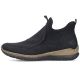 3. Schwarze, ungefütterte Damen-Ankle-Boots Rieker N3275-01