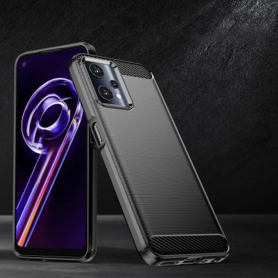 5. Carbon Case Flexible Cover Realme 9 Pro schwarz