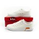 10. Lee Cooper Herren-Sportschuhe, modische weiße Sneaker, bequem