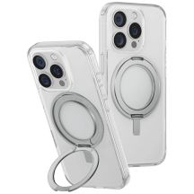 Uniq Swivix 360 Rotating Kickstand Case für iPhone 16 Pro - Transparent