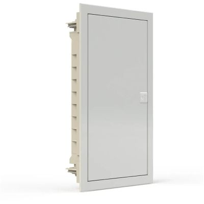 Kunststoff-Installationsgehäuse mit Metalltür, flächenbündig, Schutzart IP40, 3 Reihen, 36 Module Noark PMF 36 107103