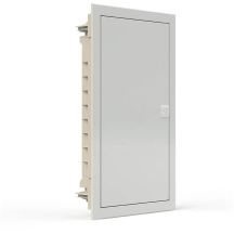 Kunststoff-Installationsgehäuse mit Metalltür, flächenbündig, Schutzart IP40, 3 Reihen, 36 Module Noark PMF 36 107103