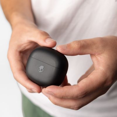 8. Skullcandy (Schädel) | Echte kabellose In-Ear-Kopfhörer | KOLEJ | Bluetooth-Konnektivität | Schwarz