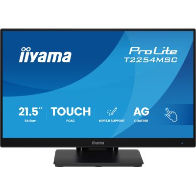 9. Monitor iiyama T2254MSC-B2AG 21,5" Optical Bonded PCAP 10P Touch Anti-Glare MPP2.0 active stylus supported 1920x1080