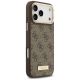 4. Guess 4G Logo Plate MagSafe Hülle für iPhone 17 Pro Max – Braun