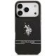 3. US Polo DH und Bottom Stripe Logo MagSafe Hülle für iPhone 17 Pro - Schwarz