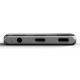 3. Satechi Mobile XR Hub, mobiler USB-C-Adapter mit Audio (1x USB-C 100W PD; 2.0 Daten und Audio, 1x USB-C DP 1.4 4K@60Hz; 3.0 10 Gbit/s, 1x 3,5-mm-Audio-Ein-/Ausgang), Space Grau