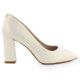 9. Perlbeige Pumps mit spitzer Zehenpartie von Sergio Leone (Modell PB216)