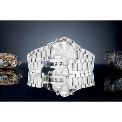 6. Herrenuhr Giewont Chronograph Saphir Silber Blau GW3520-B3