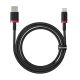Baseus Dura USB-Typ-C-Kabel 60W 1m (Rot-Schwarz)