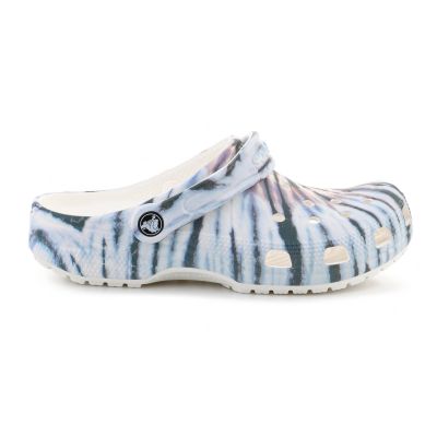 6. CROCS CLASSIC TIE DYE CLOG CHALK/MULTI 211937-0PZ