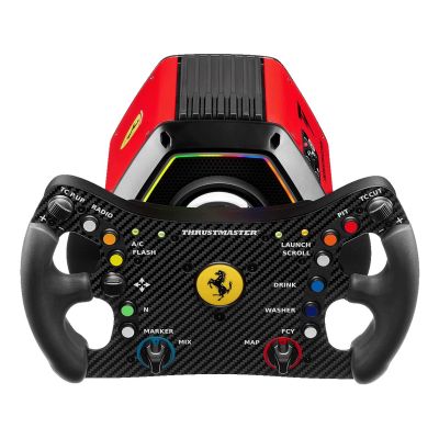 2. Thrustmaster T818 Ferrari 488 GT3 Simulator Schwarz, Rot USB-Lenkrad + Pedale Analog/Digital PC
