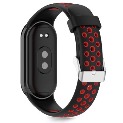 2. Tech-Protect IconBand Air Strap für Xiaomi Smart Band 8 / 9 / 10 / NFC - Schwarz und Rot