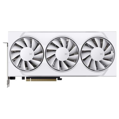 5. Grafikkarte XFX SWIFT RX 9060XT OC Weiß 3-Lüfter 16 GB