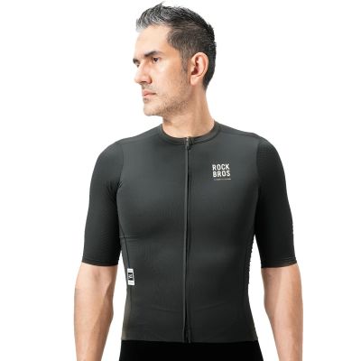 2. Rockbros 15220032001 ROAD TO SKY Herren-Radtrikot Kurzarm L - Schwarz