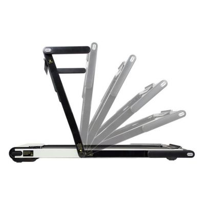 5. HMS LOOP12 Elektrisches Laufband 1-12 km/h, Schwarz