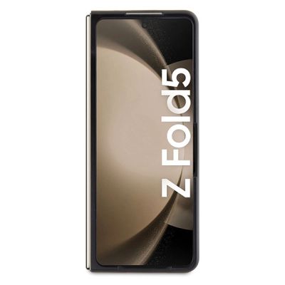 4. Karl Lagerfeld Saffiano Monogram Ikonik Pin Hülle für Samsung Galaxy Z Fold 5 – Schwarz