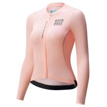 Rockbros 15110012010 ROAD TO SKY Damen-Radtrikot, langärmlig, Größe S – pink