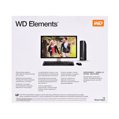 5. Externe Festplatte WD Elements Desktop 6 TB 3,5" Schwarz