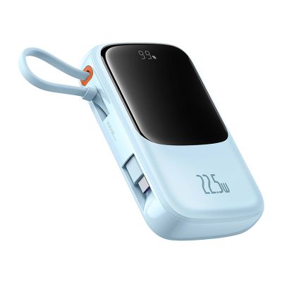 3. Baseus Qpow Pro+ 22,5 W 10000 mAh USB-C Powerbank – blau