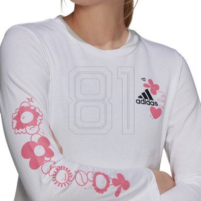 11. adidas Floral Langarm T-Shirt W H14699
