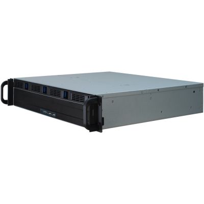 5. Inter-Tech IPC 2U-2404S Rack Schwarz, Silber