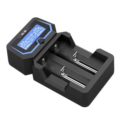 XTAR Ladegerät für zylindrische Lithium-Ionen-Akkus 18650, kompatibel mit geschützten Zellen 20700/21700 (2 Stück)