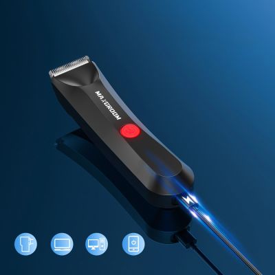 7. MAXGROOM RFCD-9087 Multifunktionstrimmer mit LED-Licht – Schwarz