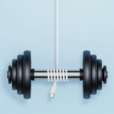 2. Joyroom Langlebiges USB-C-/USB-C PD QC-Kabel der Serie A9, 60 W, 3 A, 1 m – Weiß