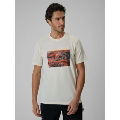 Herren-T-Shirt mit Aufdruck, regulär, Größe 4F 4FRSS26TTSHM4238-11S
