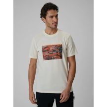 Herren-T-Shirt mit Aufdruck, regulär, Größe 4F 4FRSS26TTSHM4238-11S