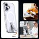 8. Hybrid Armor X Hülle für iPhone 17 mit Ständer, kompatibel mit MagSafe - Transparent